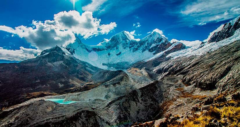 Vista al Parque Nacional Huascarán